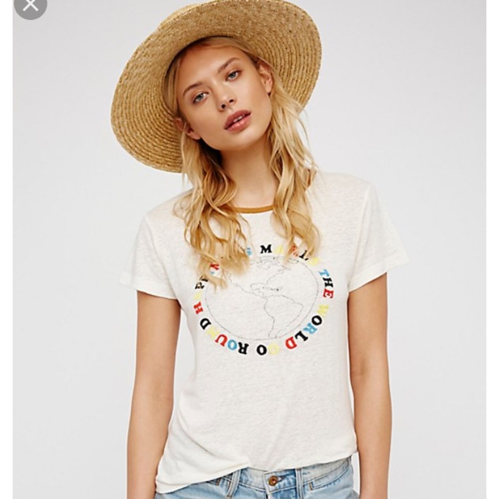 ISO Happiness makes the world go round FREE PEOPLE